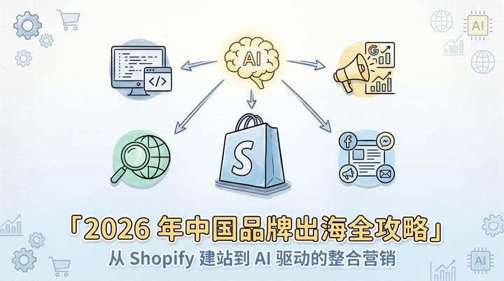 2026 年中国品牌出海全攻略：从 Shopify 建站到 AI 驱动的整合营销
