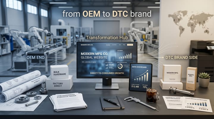 从代工到品牌：2026制造工厂DTC出海转型的破局路径与实战方法论